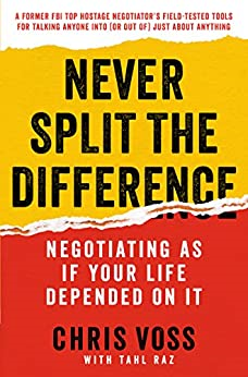 'Never split the difference' book image