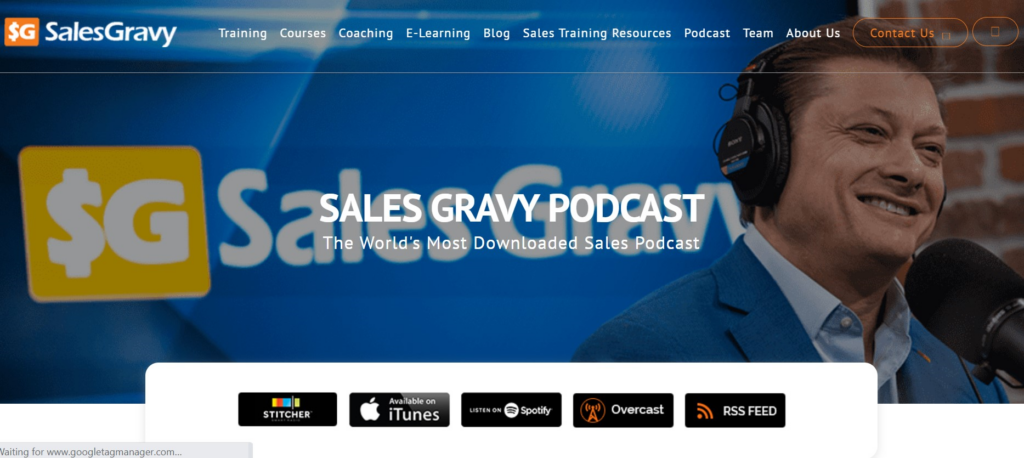sales gravy podcast image