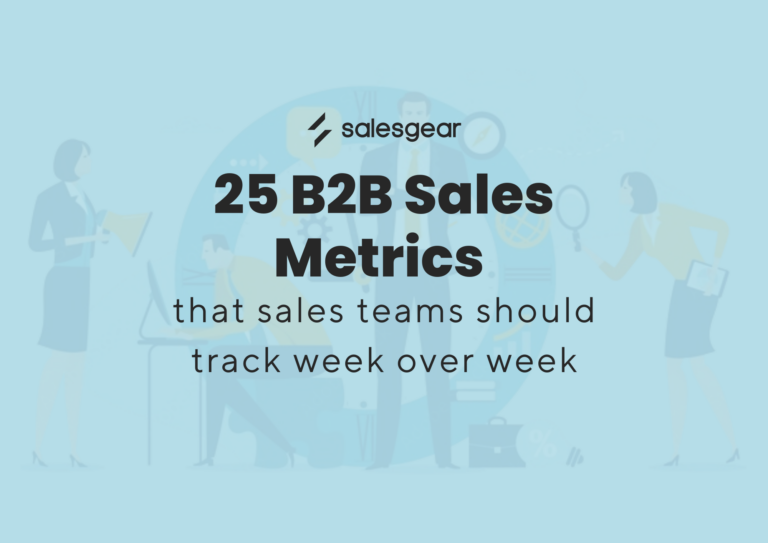 Featured image- b2b sales metrics
