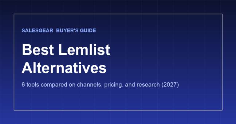 Best Lemlist alternatives compared for 2027