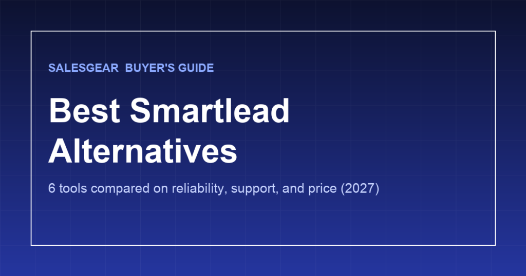 Best Smartlead alternatives compared for 2027