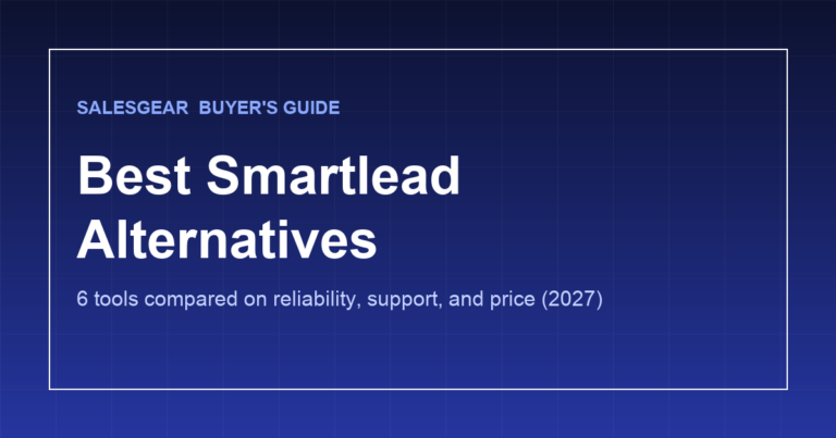 Best Smartlead alternatives compared for 2027